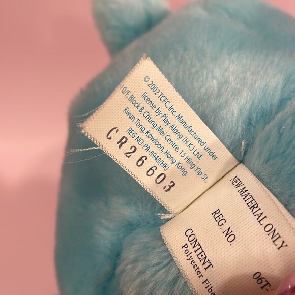 2002 Bedtime Bear Care Bears Play Along 10” Plush Blue Moon & Star Good Used Co… - Picture 10 of 10
